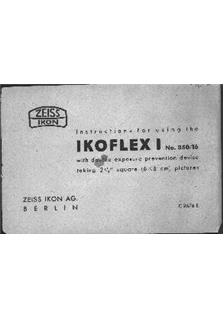 Zeiss Ikon Ikoflex 1 -Series manual. Camera Instructions.